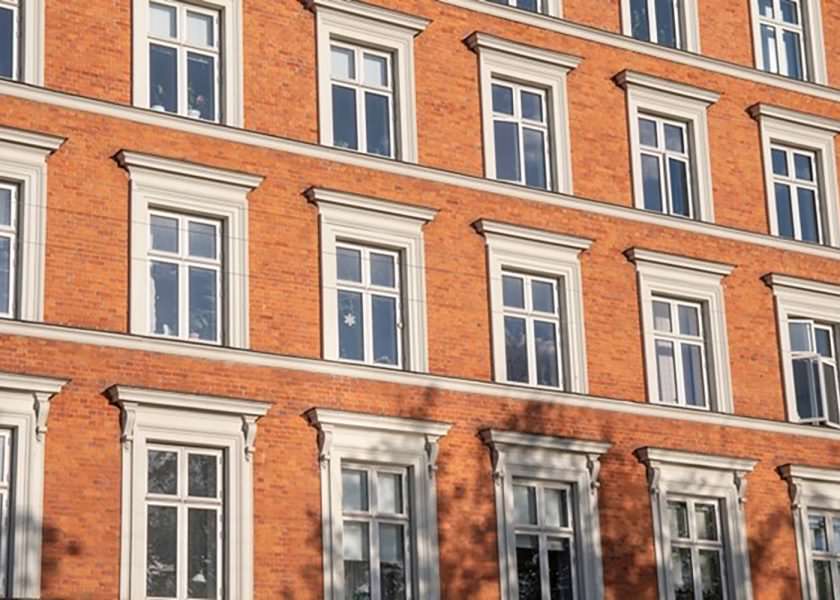 Front of office block