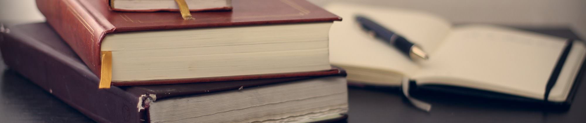 Books and pen image