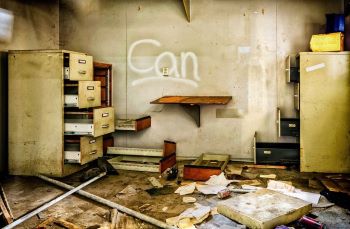 Vandalism - old office